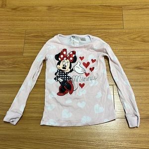 Minnie Mouse heart long sleeve